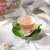 JOYYE Underglaze Ceramic Mug with Spoon and Gift Box