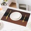 Dining Table Protectors PVC Placemats Heat Resistant Mats for Waterproof Simple Washable Kitchen Tableware Wear-resistant