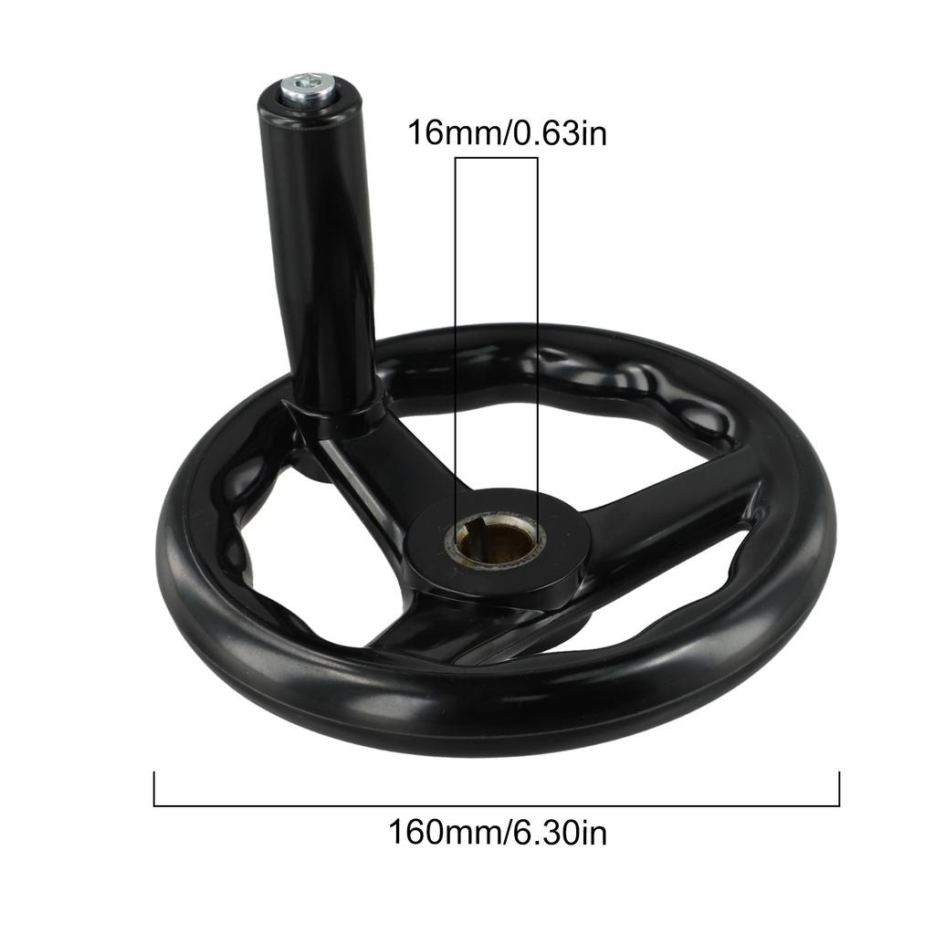 Plastic Hand Wheel 160mm for Precision Adjustment on For Milling Machines