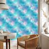 Watercolor Galaxy Wallpaper Turquoise, Blue and Celadon 50x1000