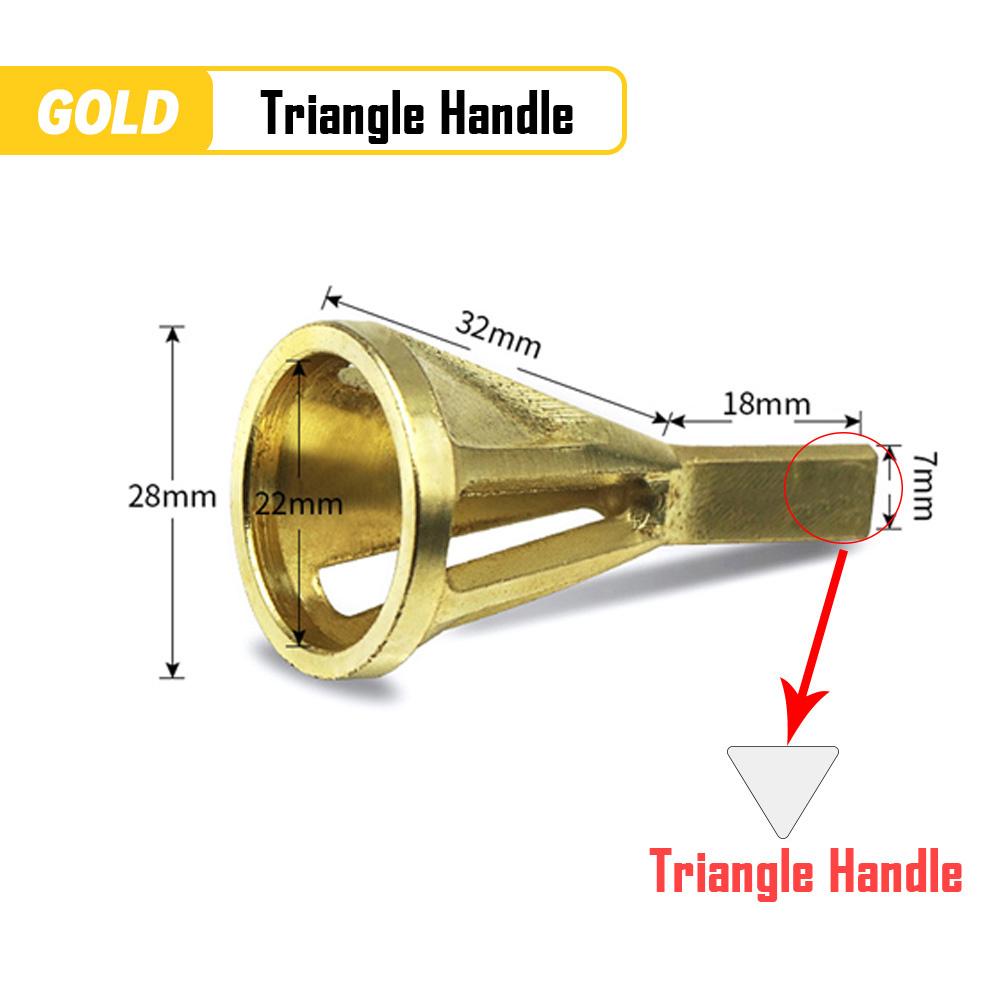 Deburring External Chamfer Tool Metal Hex Triangle Trimming Drill Bit for Stainless Steel Copper Screw Fast Remove Burr Removal