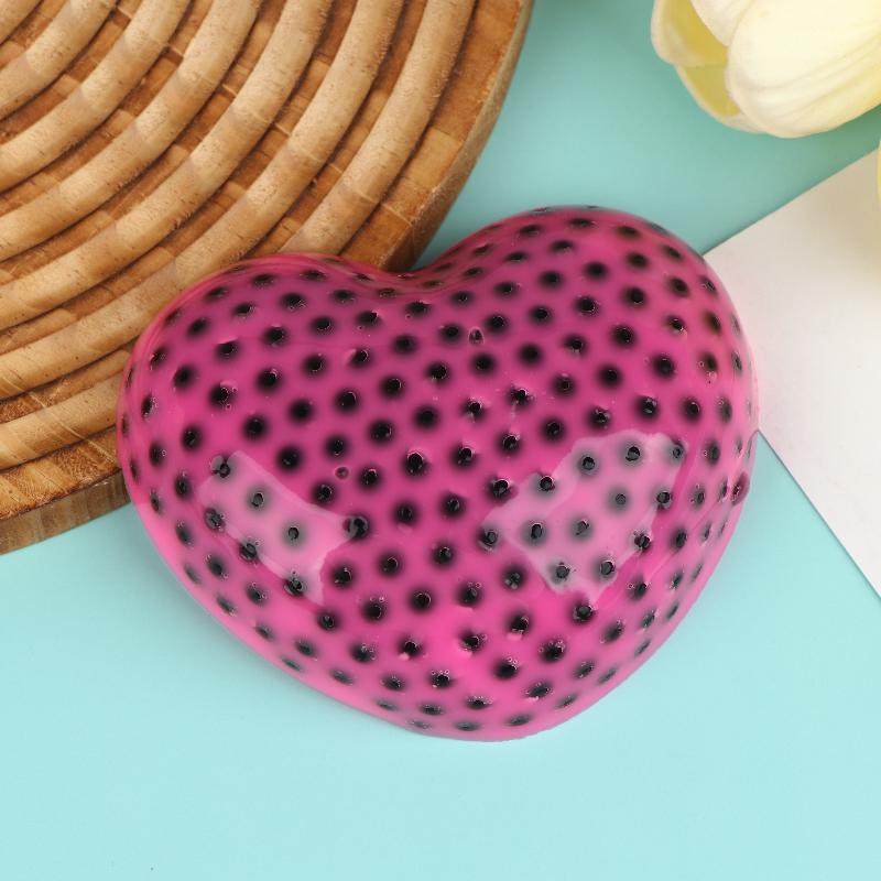 Creative Love Pimple Popping Squeeze Toy - Funny Soft Stress Relief Pinch Toy for Adults & Kids, Anxiety Relief Fidget Toy
