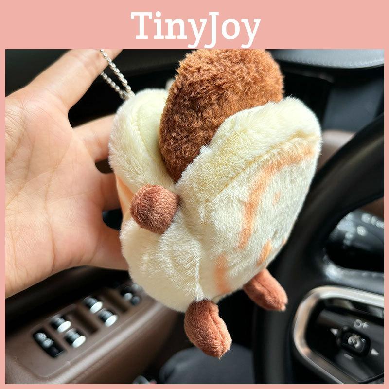 Plush Eyecatching Keychain Featuring Adorable Meat Design Ideal For Cute Charms Bag