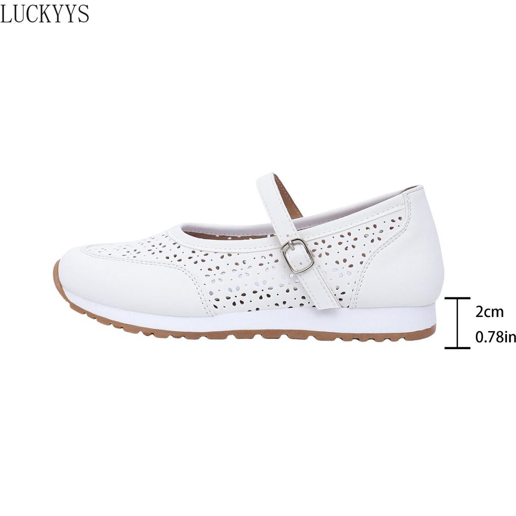 Mode Damen Ballerinas Hohl Balletttanz Mary Jane Schuhe Sommer Herbst Mädchen Sandalen Mode Neu Kleid Designer Lässige Flache Schuhe