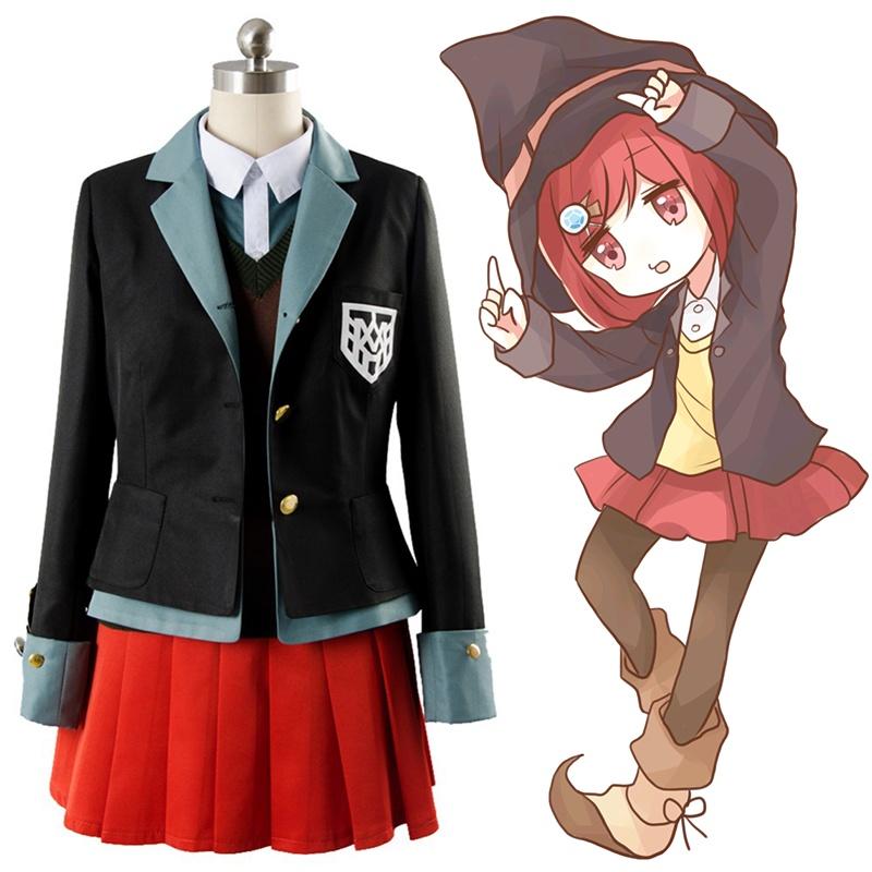 Danganronpa Killing Harmony Yumeno Himiko Stunning Cosplay Costume School Uniform Dress For Parties