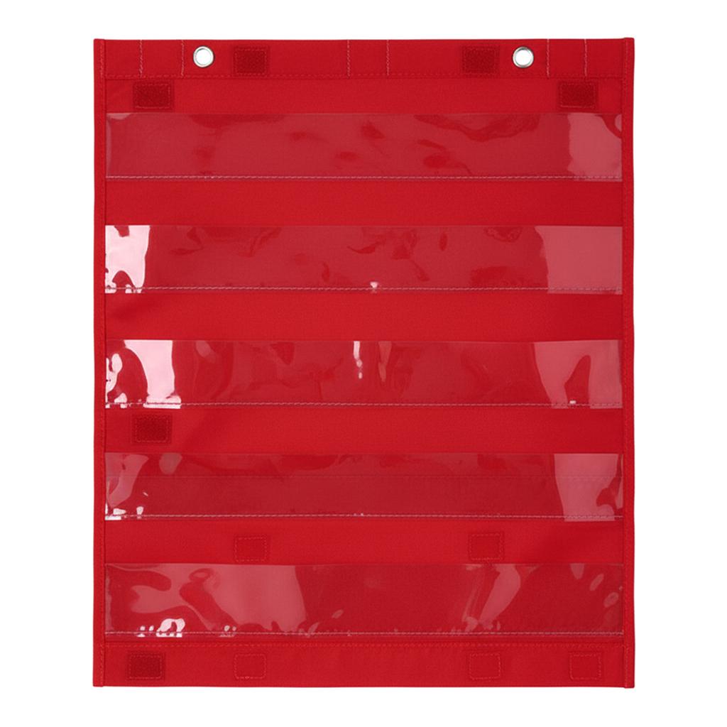 Educational Wall Organiser With Clear Pockets Boosts Interactive Learning & Engagement. Home School Learning Station