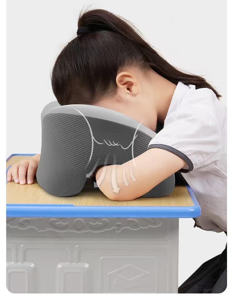 Children's Desk Nap Pillow - Face-Down Cushion for School Lunch Break