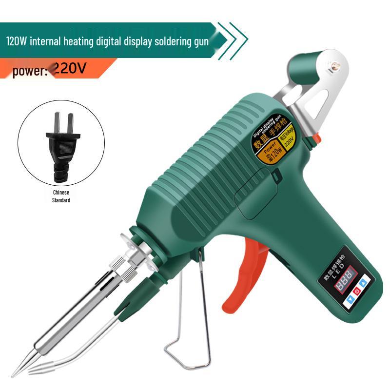 High-Power 80W Digital Display Soldering Gun with Automatic Tin Feeding