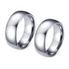 High-End Light Luxury Stainless Steel Ring for Women - Non-Fading, French Design with Titanium Finish.