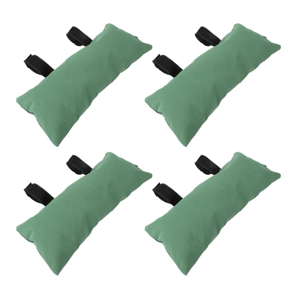 Flood Sand Bag Thickened Reusable Zipper Closure Flood Barrier Sandbag for Door Window Flood Control 4pcs Green