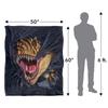 JQ Licensing Jlo Silky Dinosaur Supersoft Blanket