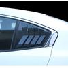 For Mazda 3 Hatchback Sedan      Rear Triangle Window Louvers Vent Cover Shutter Trim Frame Car Accessories
