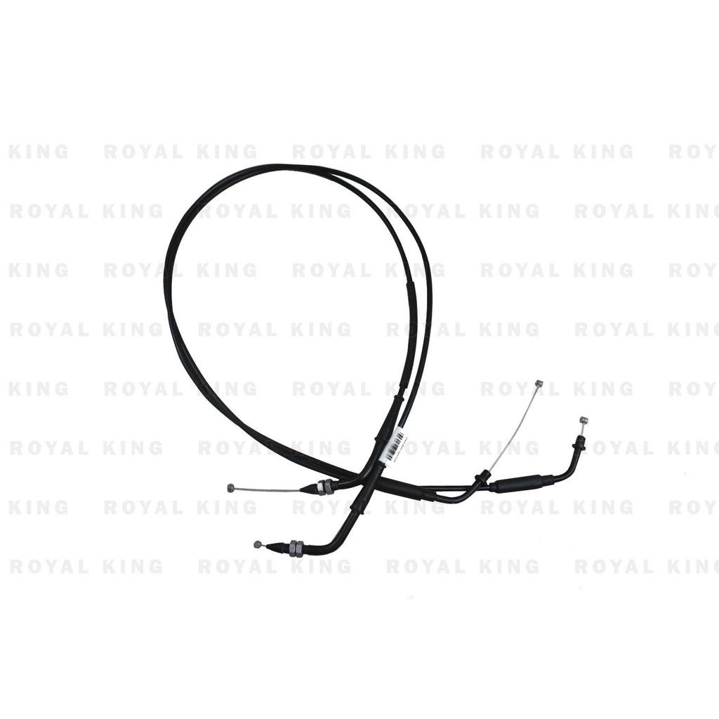 Royal Enfield Black "Throttle Cable Assy For Super Meteor 650"