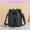 Verstellbare Bucket Crossbody Tasche für Damen Schwarz Kordelzugverschluss Minimalistisch Lässig Umhängetasche Vielseitige Modehandtasche Crossbody Tasche