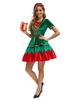 2025 Hot Selling Unisex Green Christmas Dress for Adults & Couples - Ideal for Stage Performances