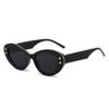 Non-polarized Cat Eye Oval Sunglasses Women Retro Star Brand Design Shades Eyewear Fashion Cat Eye Sun Glasses Unisex