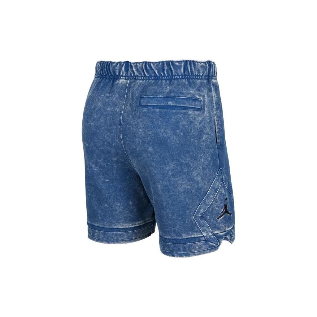 Jordan Pure Color Washed Drawstring Knit Shorts Men Bottoms French-Blue DR3093-493