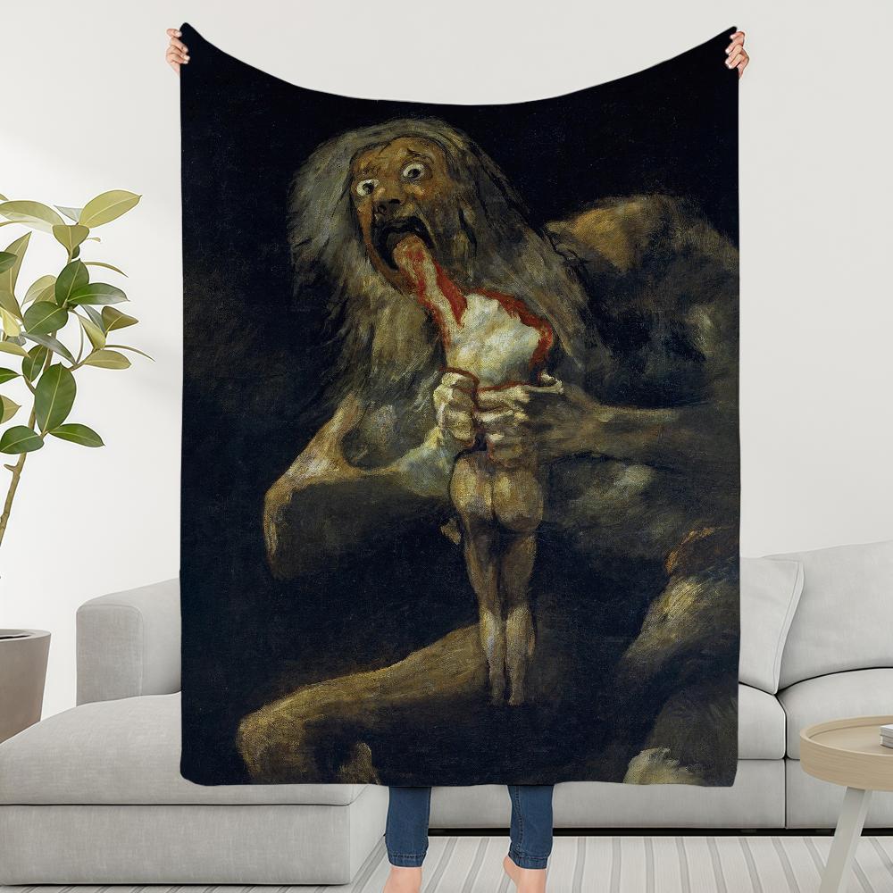 Spain Francisco Goya Art Blanket Throw Super Cosy Plush Living Room Sofa Couch Childish Birthday Gifts