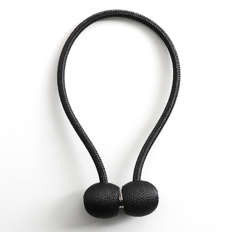 Magnetic Curtain Hooks, 1 Pieces, Bead Ball, Tie Holders, Loop Clips, Tie Rope Accessories, Hook Holder, Home Decorations