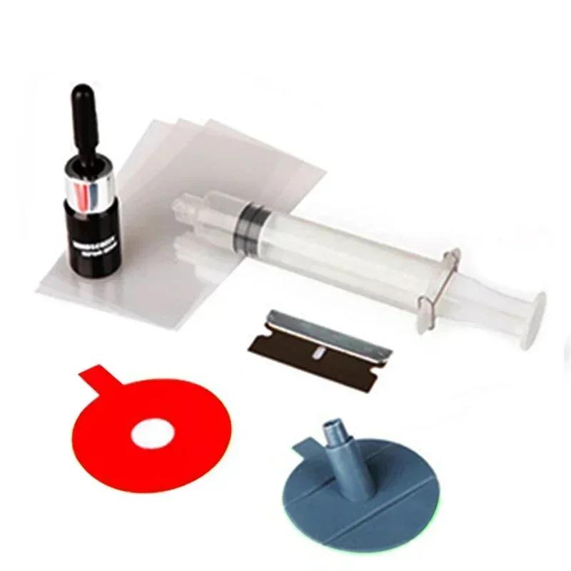 Car Windshield Repair Kit Quick Fix Car Cracked Windscreen Leave No Trace Repair Kit Sealer DIY Auto Window Screen Polishing Kit