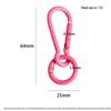 Colorful Gourd Buckle Spring Ring Keychain Ornaments for DIY Jewelry & Bag Charms