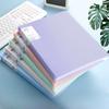 A4 File Folder Display Book 40Pages Transparent Insert Paper Document Organizer Bag Office School Supplies Stationery