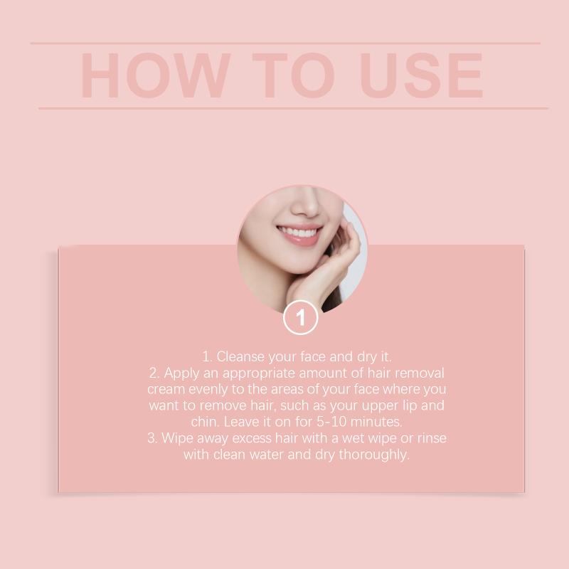 OceAura Facial Hair Removal Cream for Women Lip Area Moisturizes Smooths Gently Removes Fine Hairs Complete Skin Care