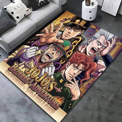 Dywanik Jojo's Bizarre Adventure do Salonu Sypialni Dekoracja Domowego Sofy Mata Podłogowa Antypoślizgowa dla Dzieci
