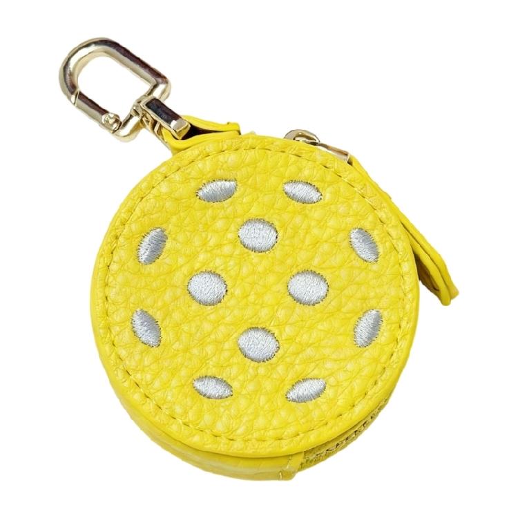 Fashionable PU Leather Sports Design Keychain Wallet For Casual Outfits Sturdy Waterproof Accessory