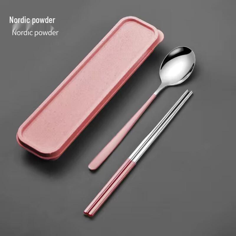 Nordic Portable 316 Stainless Steel Chopsticks & Spoon Set