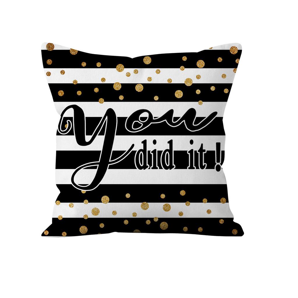 New Graduation Season Series Pillow Covers for Starting Graduation Gifts Home Sofa Decoration Pillow Cushion Cover