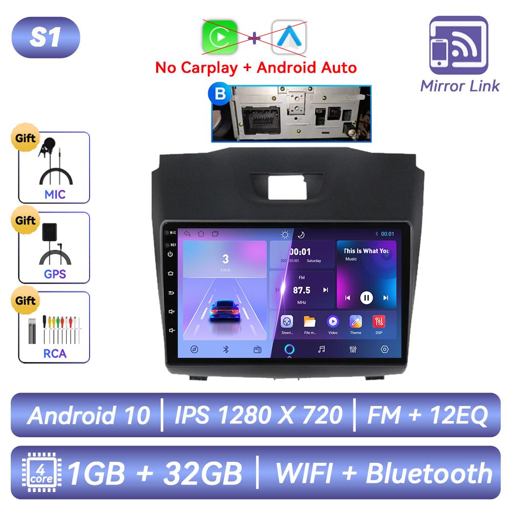 For Chevrolet TrailBlazer S10 Holden Colorado Isuzu D-Max DMAX Car Radio Android Multimedia Player Navigation GPS Auto Stereo jr2