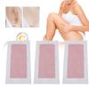 10 Pcs Wax Strips   Cleansing Double Sided Individual Package Hair Removal Wax Strips for Leg Arm