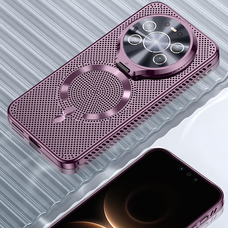 Suitable for Huawei Mate11promax Mobile Phone Case, New Magnetic Suction and Heat Dissipation Mate11 Lens Holder, Protective Cover Tide