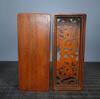 Chinese Antique Vintage Rosewood Jewelry Box Carved Dragon Loong Statue Box Art