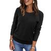 Women Fashion Pullover Sweater R-Neck Long Sleeve Shirts Blouse Knit Casual Cozy Clouds Top