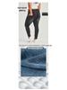 Cross-Waist Plus Size Skinny Jeans with Butt-Lifting Pockets & Monkey Wash