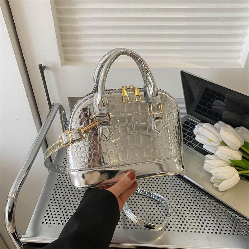 Elegant 2023 Fashion Small Shell Bag Minimalist Pu Crossbody Handbag For Women