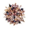Cufflinks Polished Smooth Surface Collar Pins with Imitation Crystal Inlay Sparkling Shine Suits Tuxedos Shirt Accessories