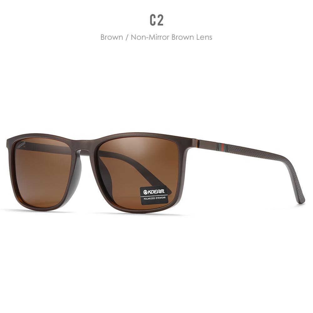 KDEAM 2022 New Luxury Polarized Sunglasses Men's Driving Shades Fishing Travel Golf Sunglass Male Sun Glasses CE