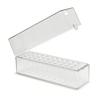30-Hole Nail Drill Bit Holder Dustproof Nail Salon Organizer With Storage Display Box Manicure Tool Case Drill Bits Not Included