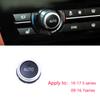 Car Heater Climate Control Fan Volume air conditioning Button Fan Button Cap Cover Replacement for BMW F10 F11 F02 F06 F07
