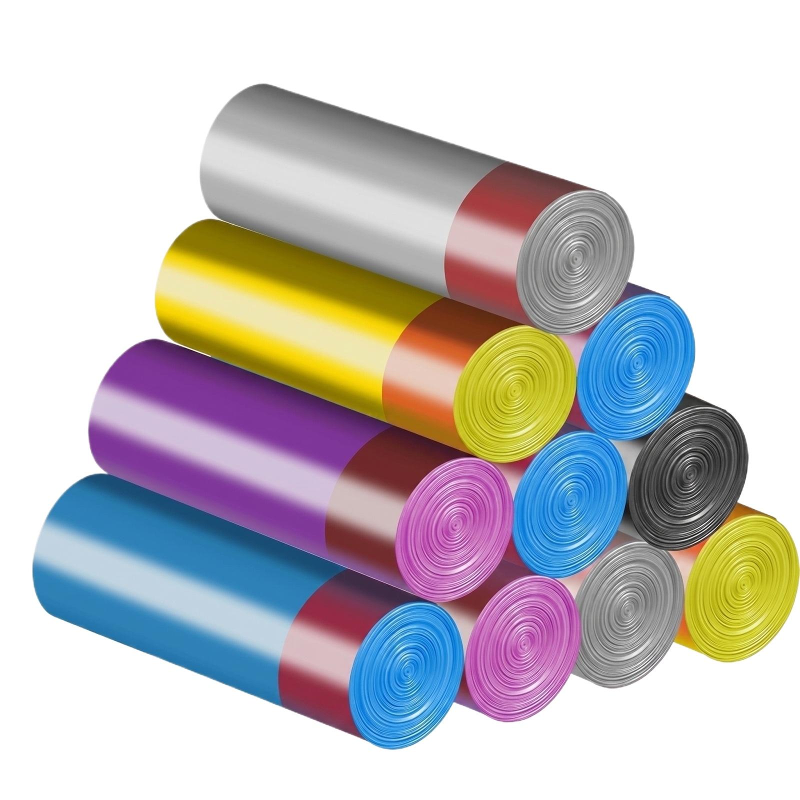 

Durable Plastic Trash Bags Roll for Home Office Kitchen Bathroom Waste Bin Leakproof and Tear Resistant Design Multipurpose Use One Size жёлтый