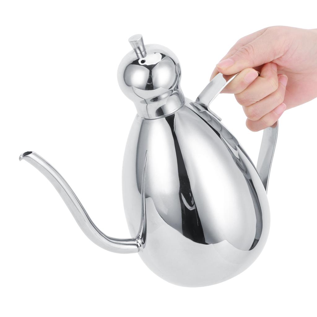 1L Oil Dispenser 304 Stainless Steel Oil Bottle Vinegar Pot Home Kitchen Storage Container