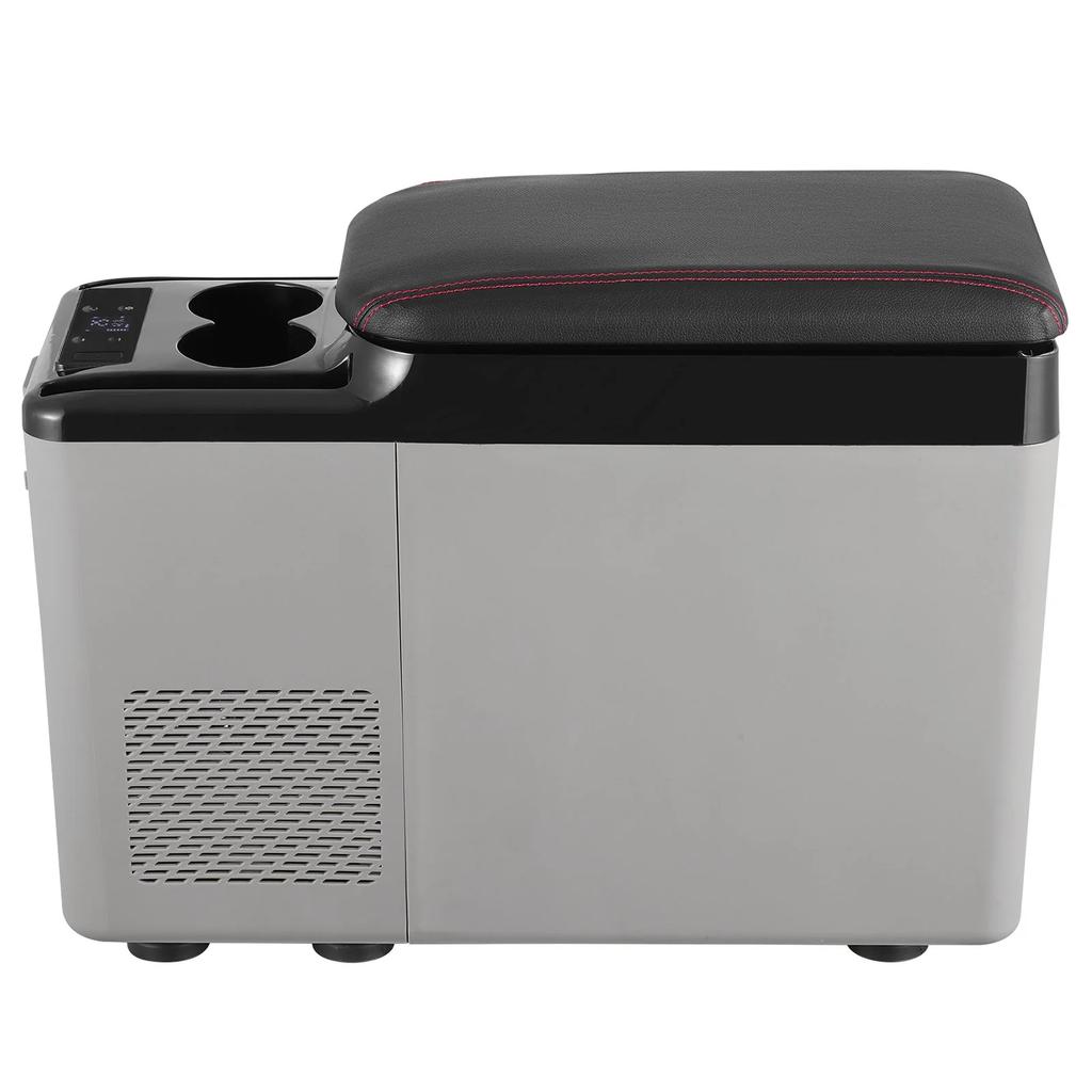 VEVOR Refrigerador de Coche, Refrigerador de Brazo de Coche de 12 Voltios, Congelador Portátil de Zona Única de 15 L, Rango Ajustable de -4 °F a 68 °F