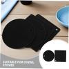 No-brand item 6-piece silicone heat-resistant pot mats non-slip function honeycomb structure pads kitchen cooking insulation countertop protection