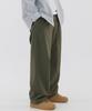 PIANER Linen-Like Semi-Wide Pants (Khaki)