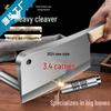 Heavy-Duty Bone Chopping Cleaver for Beef and Mutton - Ideal for Home and Commercial Use