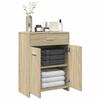 VidaXL Bathroom Cabinet Sonoma Oak 60x33x80 Cm Chipboard, Bathroom Storage Cabinet, Bath Cabinet, 849645