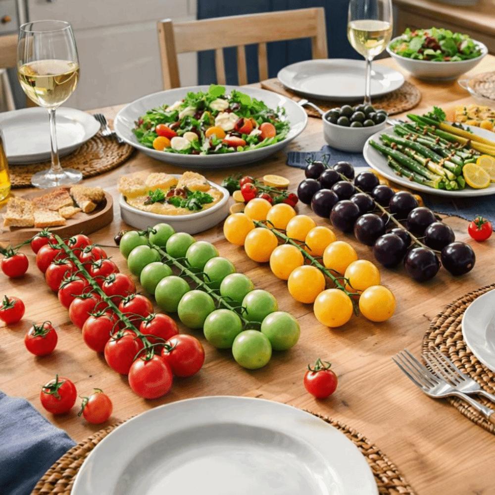 Foam Artificial Tomatoes String Lifelike Hanging Fake Fruit Props Farmhouse Handicrafts Simulation Tomatoes Model Hotel Decor